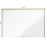 Pizarra blanca nobo essence melamina 180x120 cm