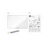 Pizarra blanca nobo essence melamina 240x120 cm