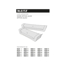 Plastificadora leitz ilam home office din a4 hasta 125 mc