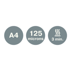 Plastificadora leitz ilam home office din a4 hasta 125 mc