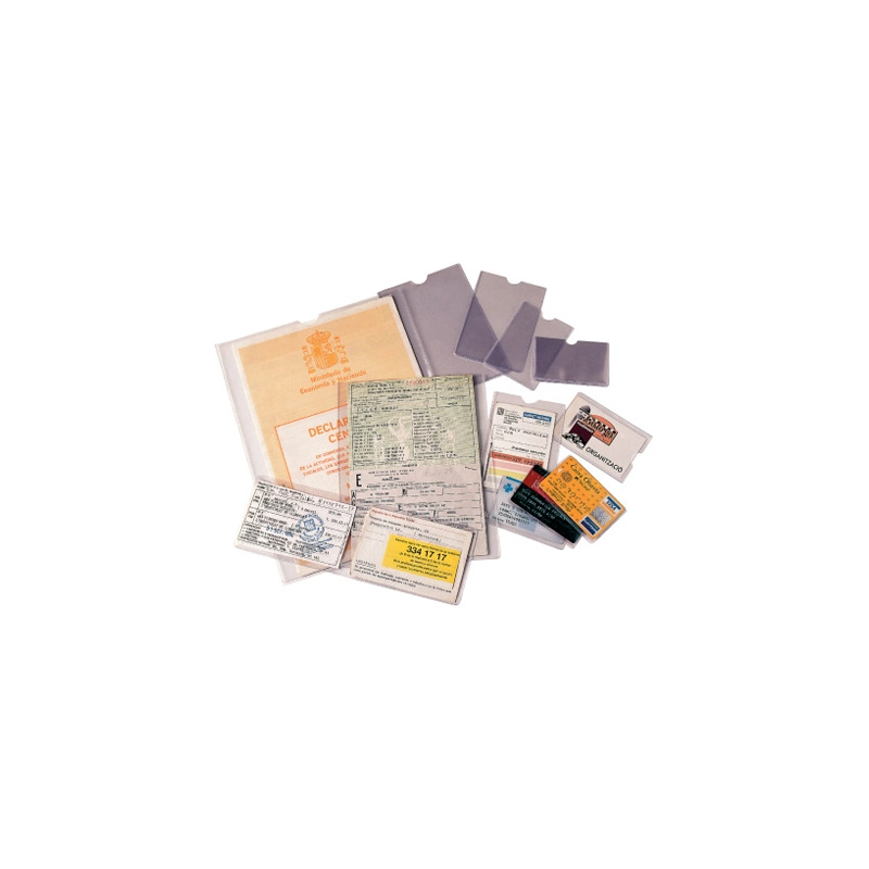 Funda portadocumentos esselte pvc transparente 140 micras folio 231x330 mm