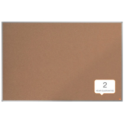 Tablero de anuncios nobo essence corcho marco aluminio 1500x1000 mm