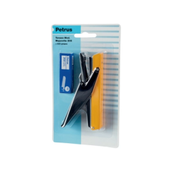 Grapadora petrus majorette de tenaza 205 capacidad 10 hojas + 1 caja grapas n 202