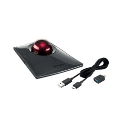 Raton kensington slimblade prp optico trackball inalambrico triple conexion color negro