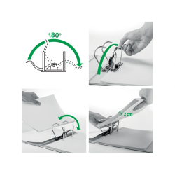Archivador de palanca leitz active solid polyfoam 180 din a4 lomo 65 mm blanco