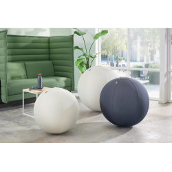 Balon de asiento leitz active sitzball antideslizante 65 cm color gris oscuro