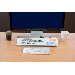 Bloc de notas sobremesa de cristal nobo diamond blanco 6x46x15 cm