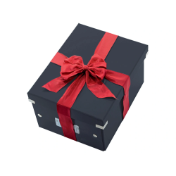 Caja almacenamiento leitz click & store cubica grande color negro 320x360x310 mm