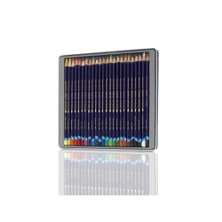 Lapices de colores derwent inktense caja metalica 24 unidades colores surtidos
