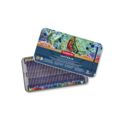 Lapices de colores derwent inktense caja metalica 36 unidades colores surtidos