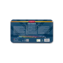 Lapices de colores derwent inktense caja metalica 72 unidades colores surtidos