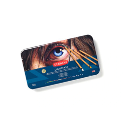Lapices de colores derwent lightfast caja metalica 72 unidades colores surtidos