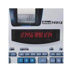Calculadora ibico 1491x impresora pantalla lcd papel 57 mm 14 digitos