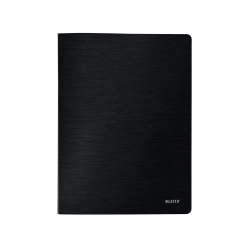Carpeta leitz style escaparate din a4 40 fundas polipropieno negro satinado