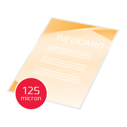 Bolsa de plastificar gbc din a6 2x125 micras caja de 100 unidades