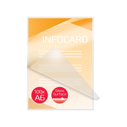 Bolsa de plastificar gbc din a6 2x125 micras caja de 100 unidades