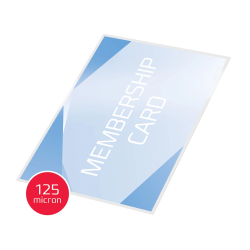 Bolsa de plastificar gbc tarjeta de credito 2x125 micras caja de 100 unidades