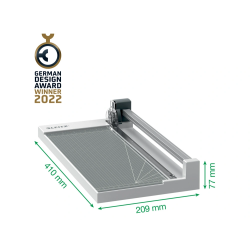 Cizalla de rodillo leitz precision home office a4 base plastico capacidad de corte 10 hojas