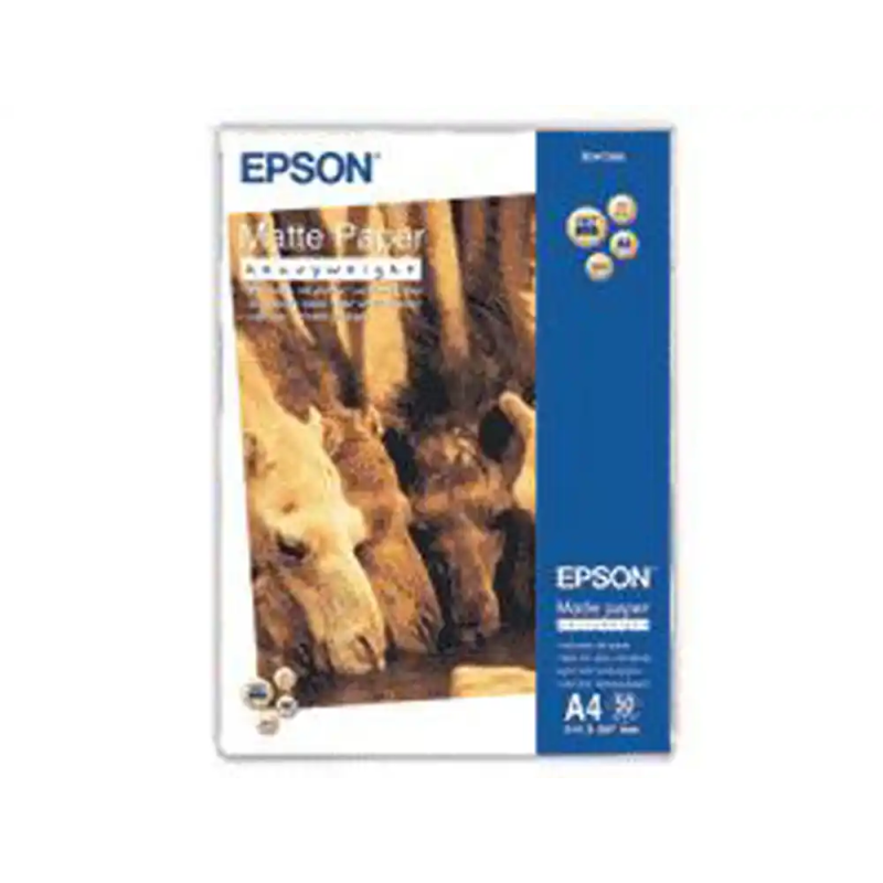 Papel fotografico epson mate a4 167 gr pack de 50 hojas