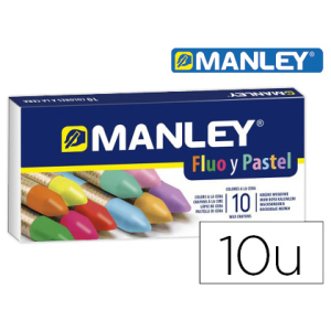 Lapices cera manley fluor y...