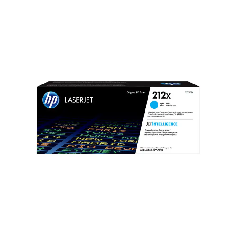 Toner hp n 212x color lj m555 cian 10.000 paginas