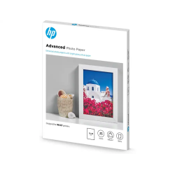 Papel fotografico hp satinado 13x18 cm 250 gr pack de 25 unidades