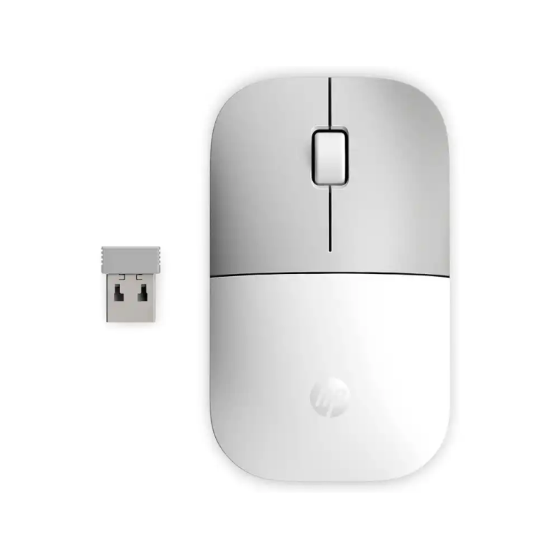 Raton hp z3700 inalambrico optico 1200 dpi 2 botones color ceramic blanco