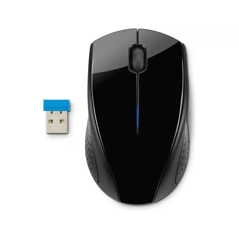 Raton hp 220 inalambrico optico 1600 dpi 3 botones color negro