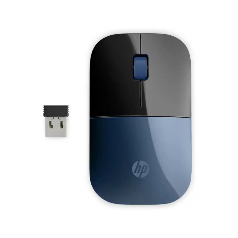 Raton hp z3700 inalambrico 1200 dpi 3 botones color azul