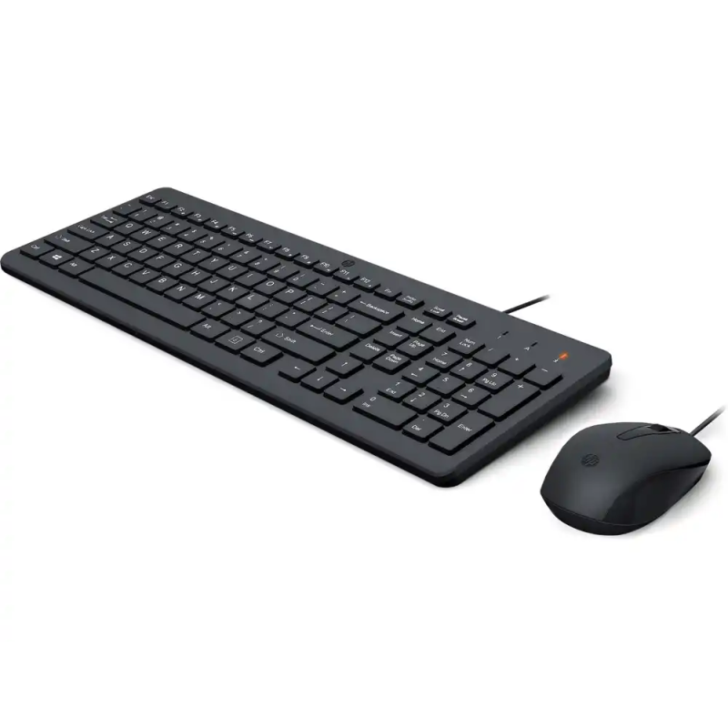 Set teclado+raton hp con cable color negro
