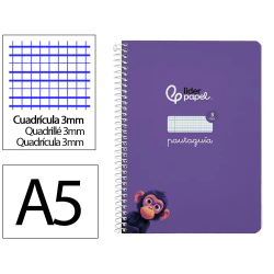 Cuaderno espiral liderpapel...