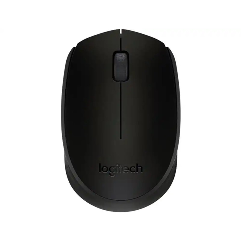 Raton logitech optico inalambrico 1000 dpi 3 botones color negro