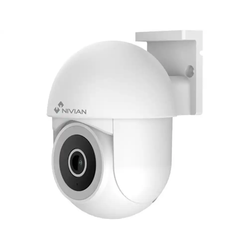 Camara de vigilancia nivian exterior wifi 2k color blanco