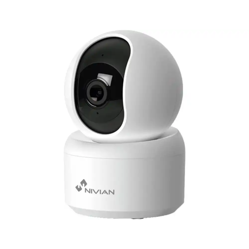 Camara de vigilancia nivian rotativa interior color blanco