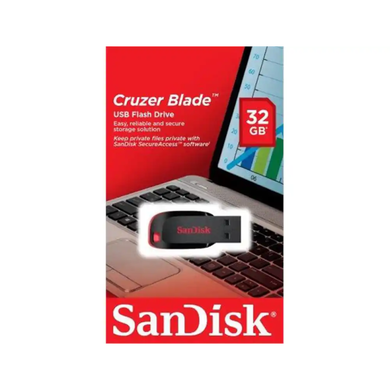 Memoria sandisk usb cruzer blade 32gb