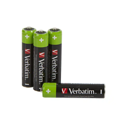 Pila alcalina verbatim aaa lr3 blister de 4 unidades