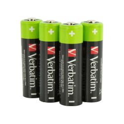 Pila alcalina verbatim aa lr06 blister de 4 unidades