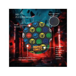 Alfombrilla para raton wondee gel ergonomica marvel comics