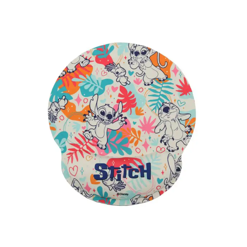 Alfombrilla para raton wondee gel ergonomica lilo&stitch