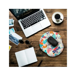 Alfombrilla para raton wondee gel ergonomica lilo&stitch