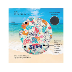 Alfombrilla para raton wondee gel ergonomica lilo&stitch