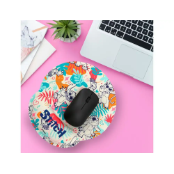 Alfombrilla para raton wondee gel ergonomica lilo&stitch