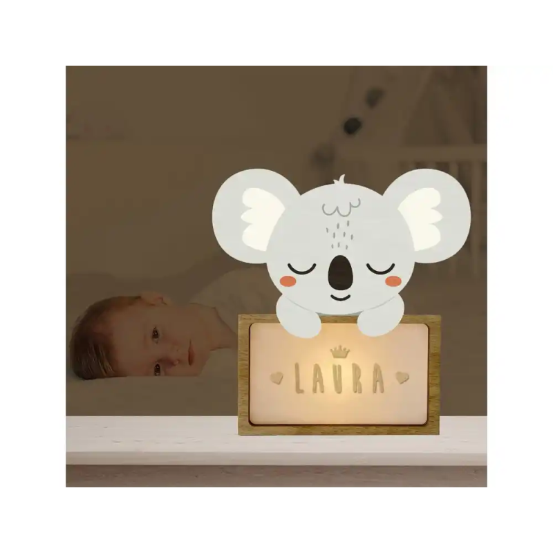 Lampara vintiun personalizable little koala