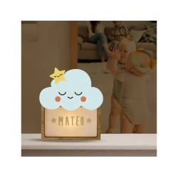 Lampara vintiun personalizable little cloud