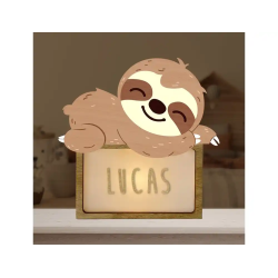 Lampara vintiun personalizable little lazy bear