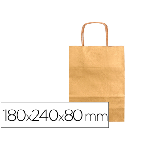 Bolsa papel q-connect kraft...