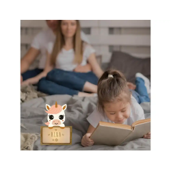 Lampara vintiun personalizable little unicorn