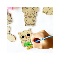 Kit para colorear vintiun forest animals