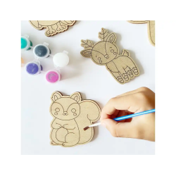 Kit para colorear vintiun forest animals