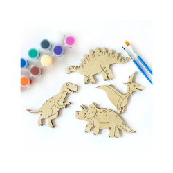 Kit para colorear vintiun dino